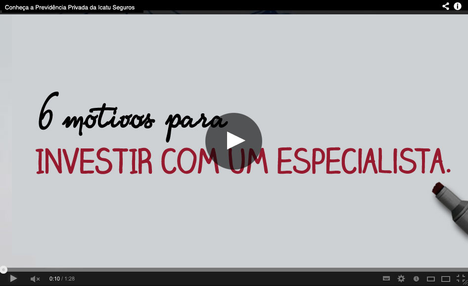 Video: 6 motivos para investir como um especialista.